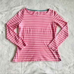 Boden long sleeve striped cotton boating shirt sz6